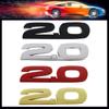 3D 2.0 for Car Fender Side Trunk Nameplate Decal Emblem Badge Sticker
