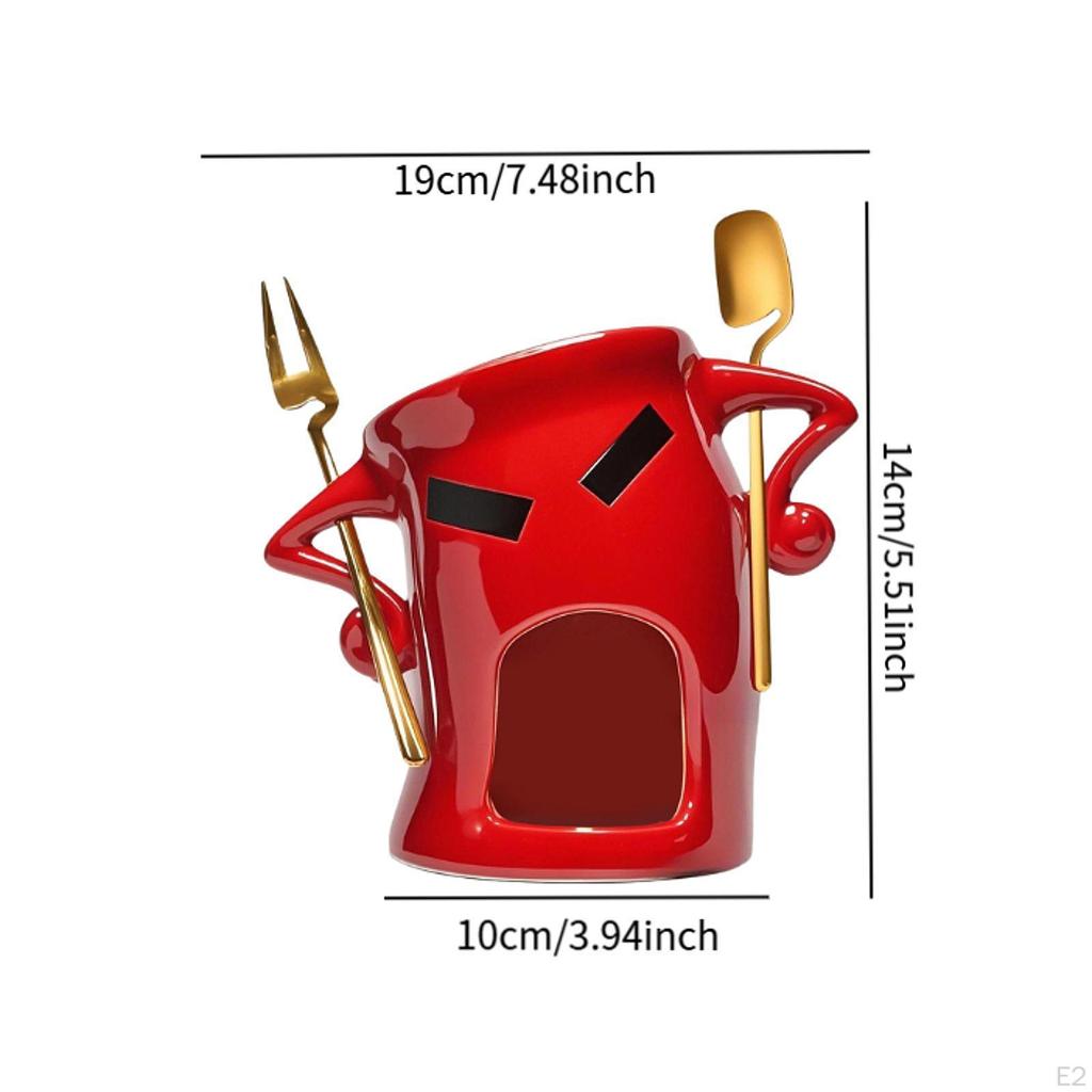 Ceramic Chocolate Fondue Mug Sweet Cup Set for Date Night
