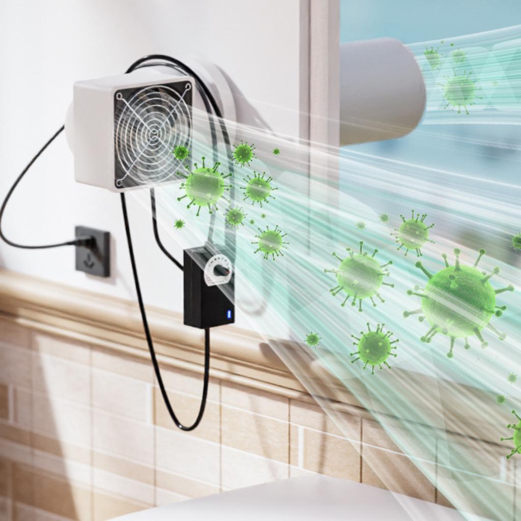 Efficient 12V Duct Ventilation Fan Small Mixing Flow Pipe Fan 50mm/63mm/75mm For Kitchen Bathroom Indoor Air Extraction