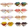 Accessories for 1/31/4 BJD Plush Doll Eyeglasses Glasses Clothes For 10/15cm Dolls Cute Heart Frame