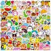 100 Small Size 4cm New Vsco Graffiti Stickers Creative Mix and Match Stickers Small and Fresh
