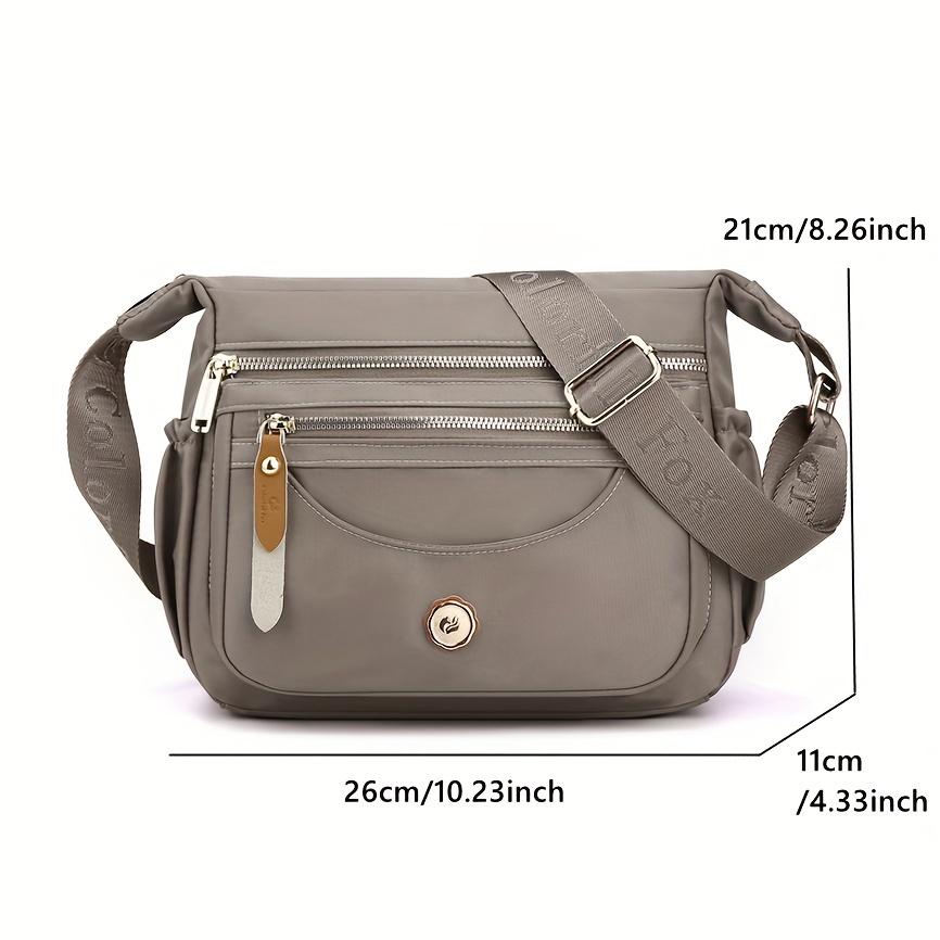 Повседневная однотонная сумка, универсальная сумка на плечо на молнии, женская универсальная сумка для работы