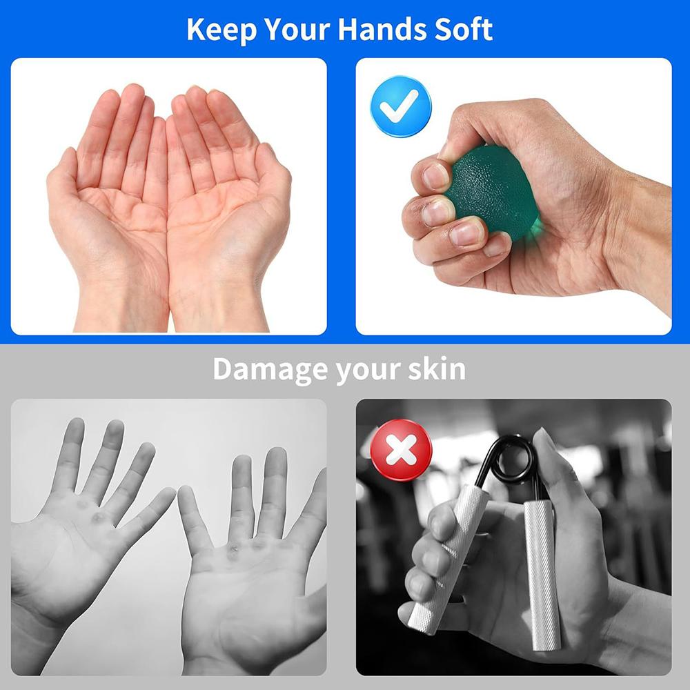 6 Pcs Kneading Ball for Hands Therapy for Strengthening by Hand, Anxiety Relief