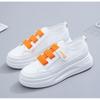 Summer Breathable Velcro Small White Female Thin Section Mesh Shoes Thick Bottom Versatile Casual