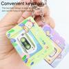 Retro Cassette Recorder Toy 10 Songs Play/Pause Function Tape Compartment Keychain Bag Decoration Fun Kids Voice Changer Pendant