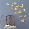 12Pcs 3D Hollow Wall Stickers Decal Butterfly Fridge Magnet Home DIY Decoration