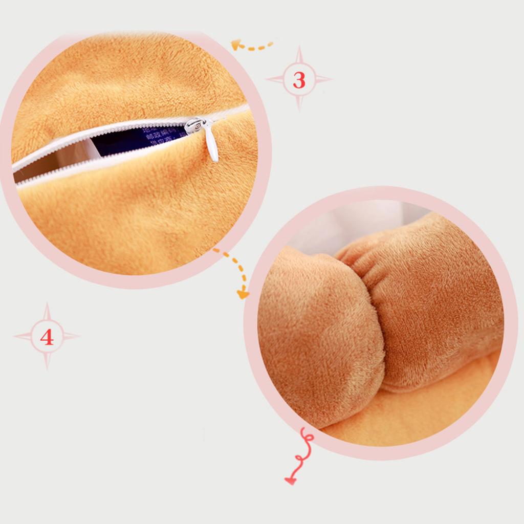 Soft Bread Tissue Storage Container Box Funny Tissue Box Soft Cotton Bread Shaped Paper Storage Holder for Home Decor