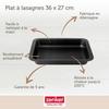Plat À Lasagnes - Zenker - Réf. 7503 - Acier Inoxydable - 36 X 27 X 5 Cm - Non Compatible Lave-vaisselle