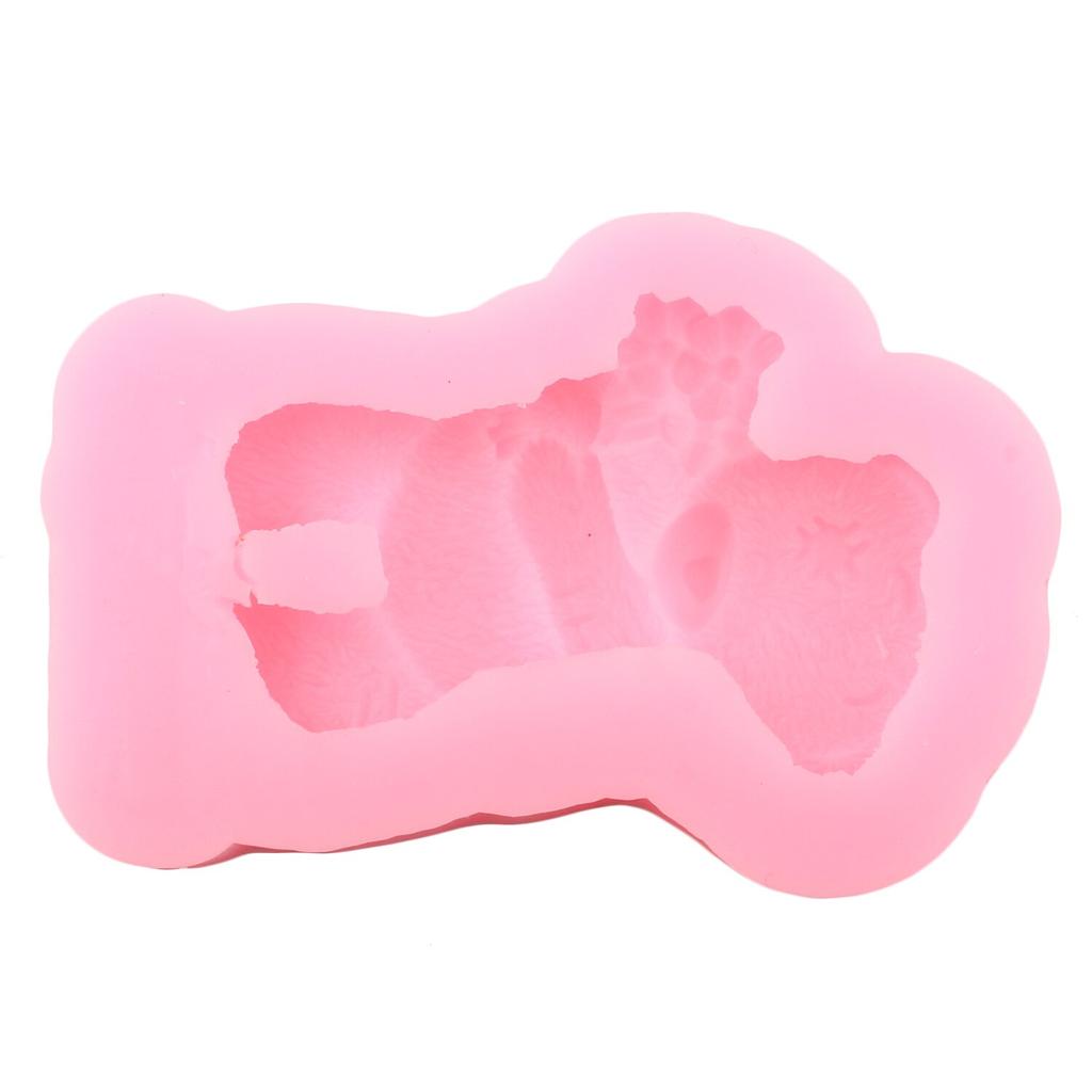 Bear Silicone Mold Cake Border Fondant Molds  Cake Decorating Tools Candy Clay Chocolate Gumpaste Mould