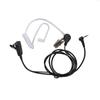 Walkie Talkie 2.5mm Earpiece 1 Pin Covert Acoustic Tube Earpieces Headset with PTT Mic Walkie Talkies Two Way Radios Microphone