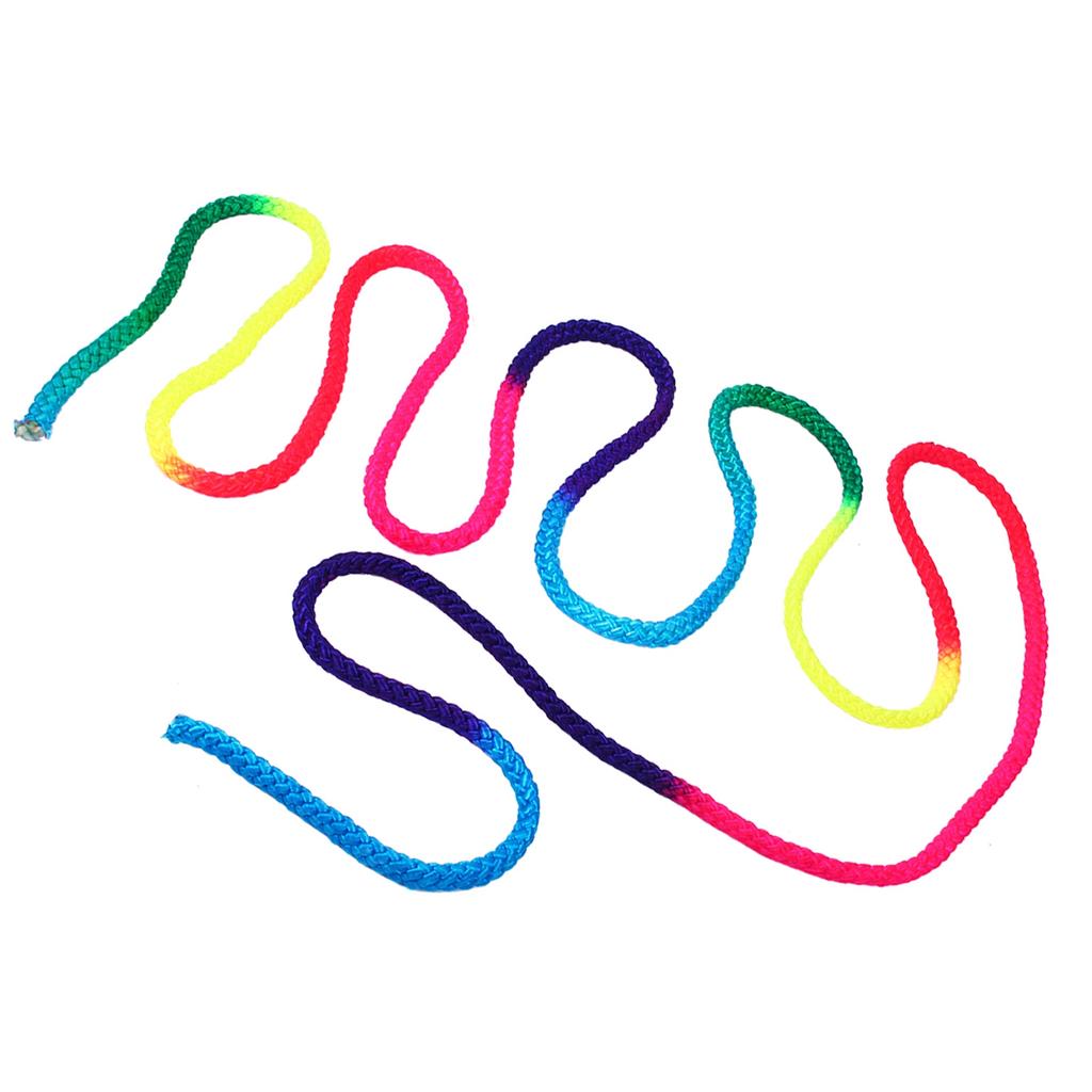 Rainbow Color Rhythmic Gymnastics Rope Solid Competition Arts Training Rope