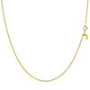 Chain Necklace Chain Round Red Bean Width K18 Gold Slide Adjuster Chain Length Adjustable Total Length 50cm Weight [Lara Christie] 0.45 Approx. 1.5mm