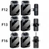 Wireless Lapel Microphone F12F13: Three-in-One Noise-Reducing Mic for Outdoor Live Broadcasts.