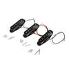 Wilkinson LOW GAUSS Vintage Tone Ceramic Guitar Pickup Black Strat-Style Set,