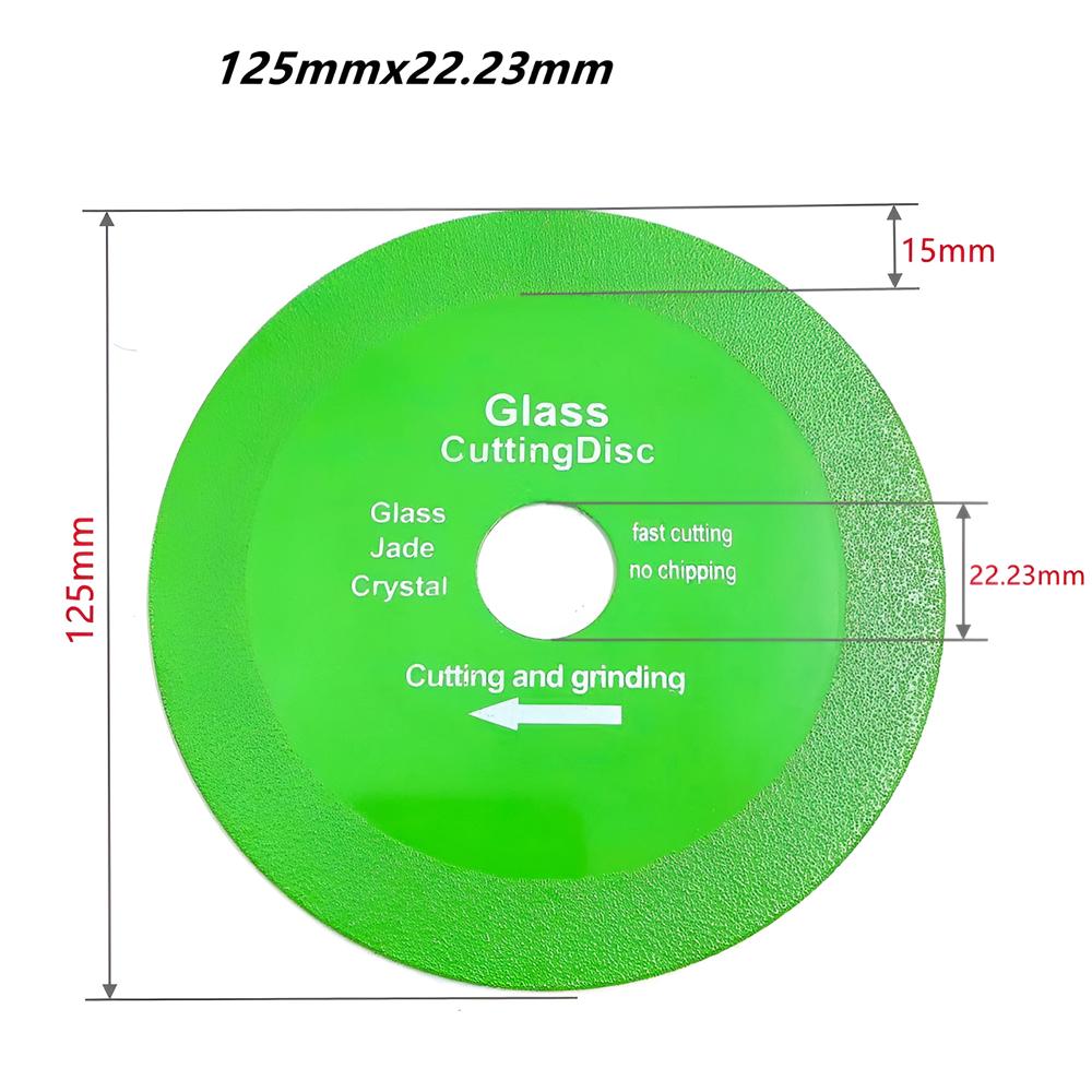 Glass Cutting Disc 20mm Inner Hole Diamond Marble Saw Blade Jade Crystal Wine Bottles Grinding Chamfering Polishing Cutting Disc
