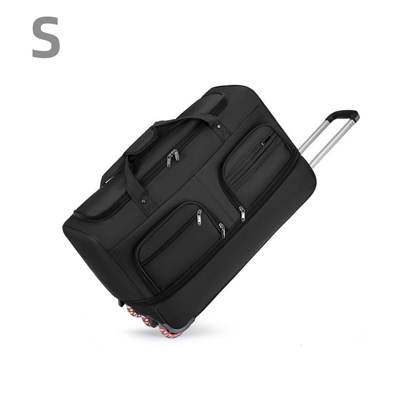 Increased Capacity Travel Bag Multi-function Folding and Expandable College Student Luggage Bag Long-distance Trolley Bag