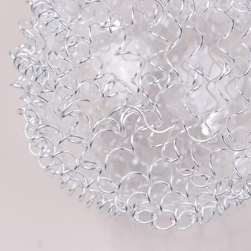 G4 Wire Light Shade 10Mm Opening Fitter Globe Aluminum Wire Glass Ball Lamp Shade Replacement For G4 Ceiling Lamp Desk Lighting