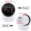 40~120 Celsius 52mm Water Temperature Gauge+Sensor with Flash Alarm Waterproof Red Light Water Temp Meter for Car Boat 12V 24V
