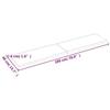 VidaXL Table Top Solid Oak Wood Treated Matching Edge 364040