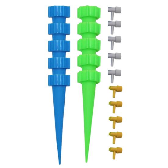 10/12/20/24Pcs Flower Waterer Spike Shoes Irrigation Controllable Water Flow Automatic System Plant Self-watering Tool