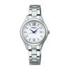 [Seiko Watch] Women's Solar Radio-Controlled Round Face Watch, Seiko Selection S Series SWFH129, Silver