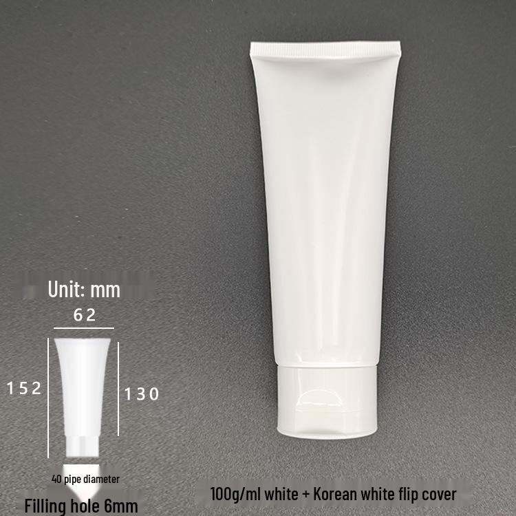 100ml Pearl White Frosted Skin Care Cosmetic Sub-Bottle Packaging