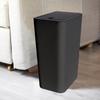 Yousheng Bathroom Trash Can with Press Top Lid High Durability Large Capacity Solid Color Slim Wastebasket Garbage Can