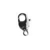 Lobster Clasp Av. Swivel Eyelet, Silver, 8.9x16.8mm, 2 Pcs