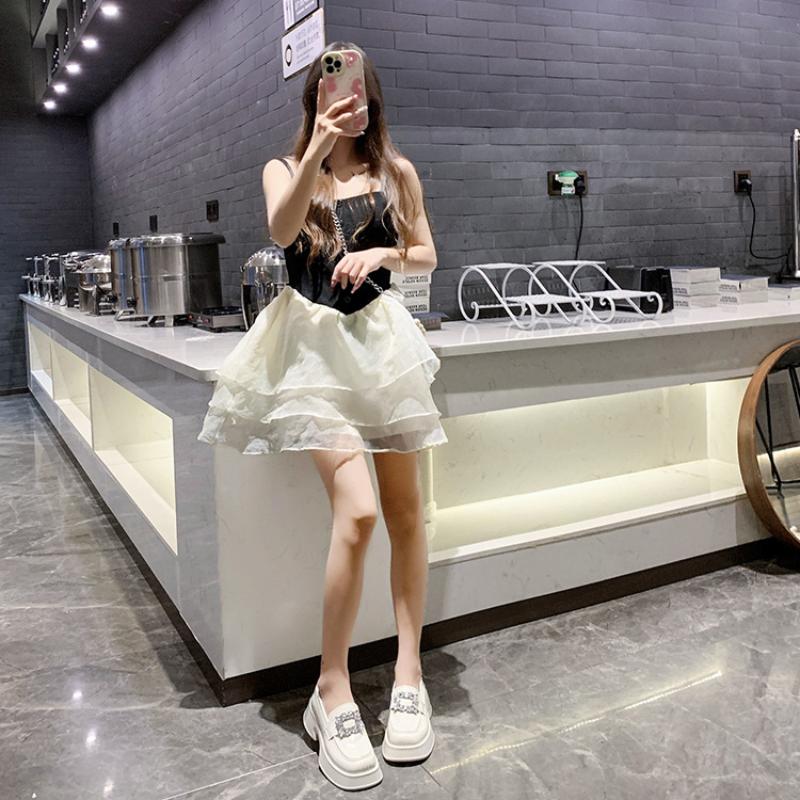 Spring New Women's Leather Shoes Korean Square Buckle Soft Bottom Shiny Patent Leather Rhinestone Leather Shoes