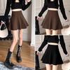 A-line High Waist Woolen Skirt - Women's 2025 Fall/Winter Slimming Mini