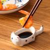 Kitchen Tableware Ceramic Dipping Bowls Seasoning Plate Cute Animal Cat Shape Tableware Soy Sauce Vinegar Snack Dish