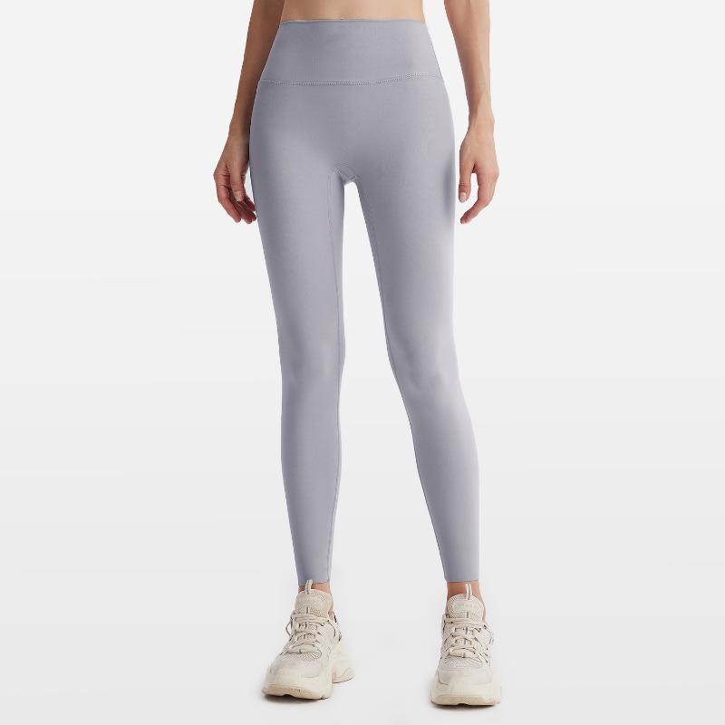 Autumn and Winter Nude Yoga Pants Women's High Waist Peach Hip Lift Sports Fitness Pants Quick-drying Tight Trousers