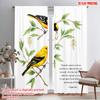 2pcs 2D Flat Printing Curtains Psalm 84 3 Sparrow Nest Fabric Without Electricity Festive Wall Decor Perfect for Wall Art Party