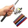 1M / 1.4M Pocket Collapsible Fishing Rod Reel Combo Mini Pen Fishing Pole Kit Telescopic Fishing