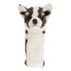 Hansa Head Cover Gray HANSA Utility Stuffed Animal Husky BH8177