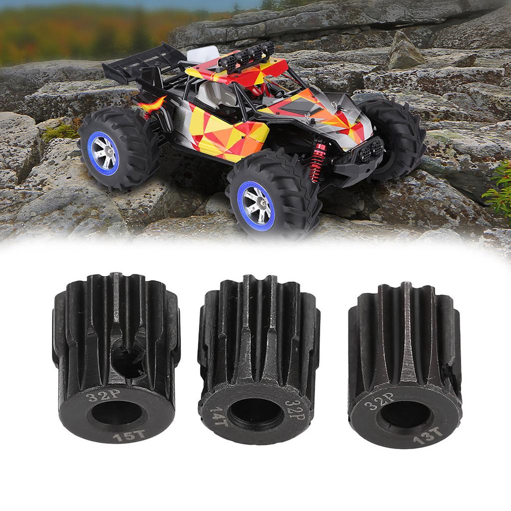 32DP Cent5mm 13 15T 16 18T 19 21T Motor Pinion Gears Combo Set for 1 8 RC Car