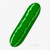Cucumber Pickled Cucumber Iron On Heat Transfer Printing Vinyl Patches Sticker for Clothes DIY Appliques Washable Patches