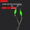 Double Hook Anti-Tangle Fishing Rig with Buoyancy for Bighead Carp