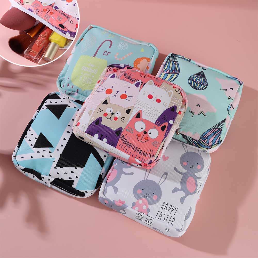 Towel Credit Card Holder Coin Purse Sanitary Napkin Storage Bag Sanitary Pad Bags Storage Pouch