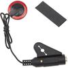 Guitar Pickup for Ukulele External Sound Removal Piezo Pickup for Clip Type Length Black Microphone Violin Banjo Mandolin Piezo Acoustic Guitar