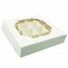 Party Cupcake Boxes Empty 16 Grids Candy Boxes Inserts Clear Window And Divider