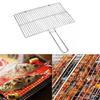 Fish Grill Basket Stainless Steel Flat Braai Grid Large BBQ Grilling Basket for Chicken
