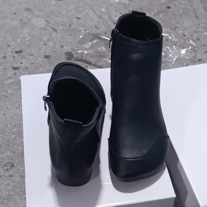 Fashion Flats Ankle Women's Boots Fashion Dress New Shoes Designer Winter Woman Botas 2025 Casual Cozy Goth Classic Mujer Chelsea Boots