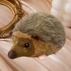 Simulated Hedgehog Plush Toy Squeaky Stuffed Animal Educational Plushie Model Doll Home Office Bedroom Decoration Kids Adults Christmas Birthday Gift