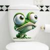1PC Cartoon Frog Toilet Sticker Self Adhesive Waterproof Removable Funny Bathroom Sticker Car Toilet Decoration Wc Accessories