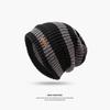 Winter Thick Thread Needle Striped Knitted Hat Head Girdle Face Small Casual Day System All Match Woolen Pile Cap