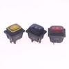 1 Piece T85 6Pin On Off On 12V 220V Red Green Blue Light Kcd4 Heavy Duty 16A 250Vac 30X22Mm Waterproof Rocker Push Switch