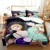 Luxury New 3D Print Anime Mieruko-chan Bedding Set Duvet Cover Bed Set Quilt Cover Pillowcase King Queen Boys Adult Bedding Set