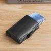 RFID Auto Pop-Up Double-Layer Aluminum Credit Card Holder with Multi-Card Slots and Anti-Theft Protection