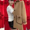Mid-Length Stylish Imitation Cashmere Wool Coat for Mothers - Autumn/Winter [6602]